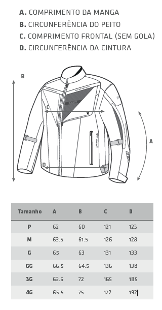 Jaqueta X11 Masculina Stretch Preto Plus Size - Spinelli Motos