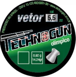 Chumbinho Technogun Vetor Master c/ 250und 5,5mm