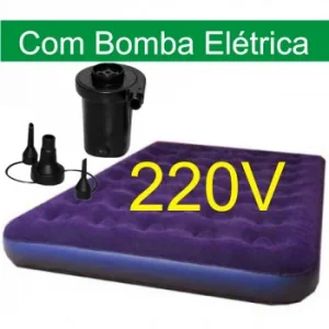 Colchao Casal Mor c/ Inflador Eletrico 220v