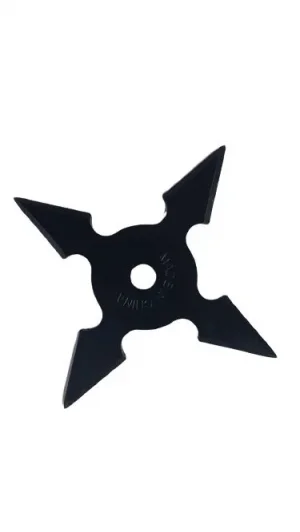 Estrela de Arremesso Ninja Shuriken 4 Pontas