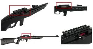 Trilho Adaptador de 11mm p/ 20mm ou 22mm Rifle CBC Way